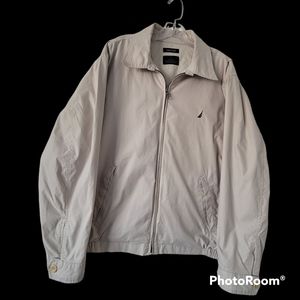 Nautica lightweight khaki men's jacket size L